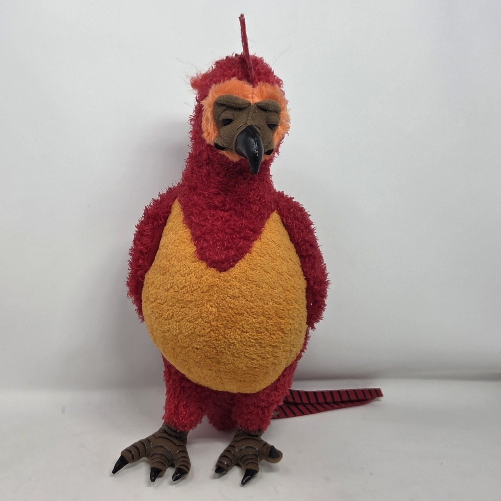Harry Potter Fawkes Phoenix Noble Collection Dumbledore Bird Plush‎ Stuffed 15"